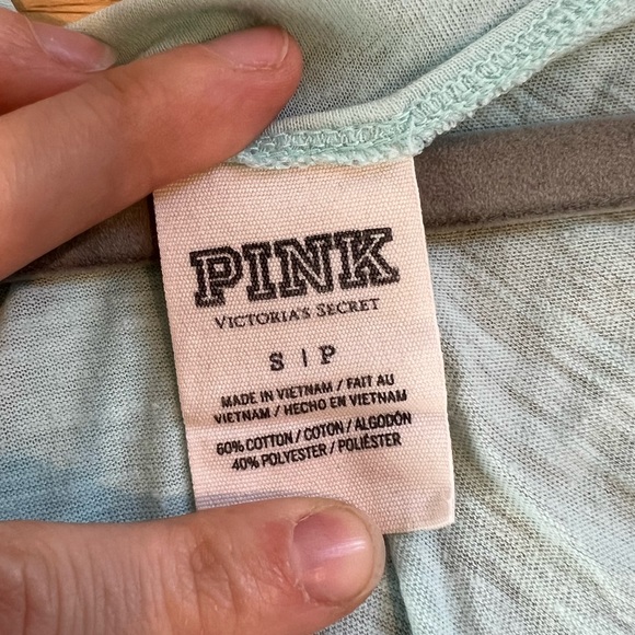 PINK Light Blue Tank Top - Picture 4 of 4
